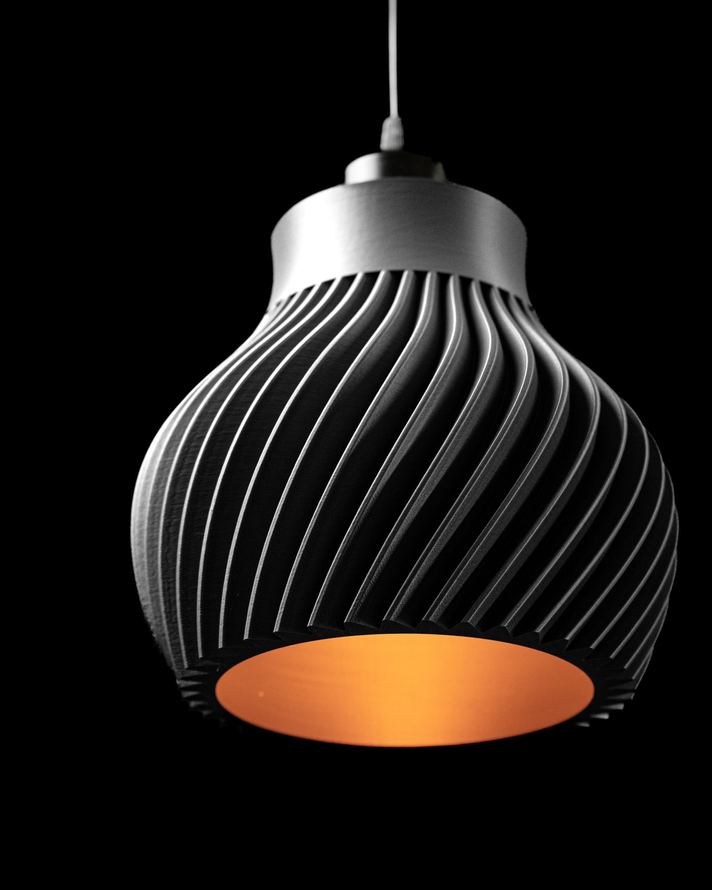 The Ridged Pendant Lamp - Modern | Minimalist | Unique