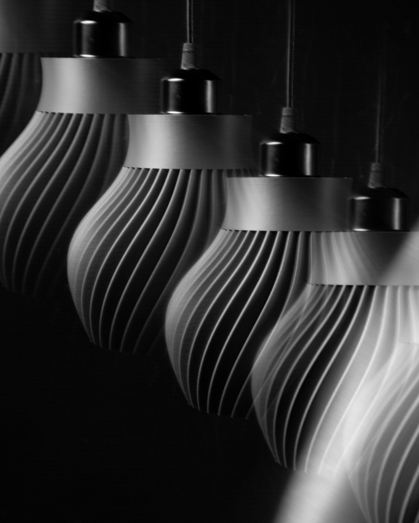 The Ridged Pendant Lamp - Modern | Minimalist | Unique
